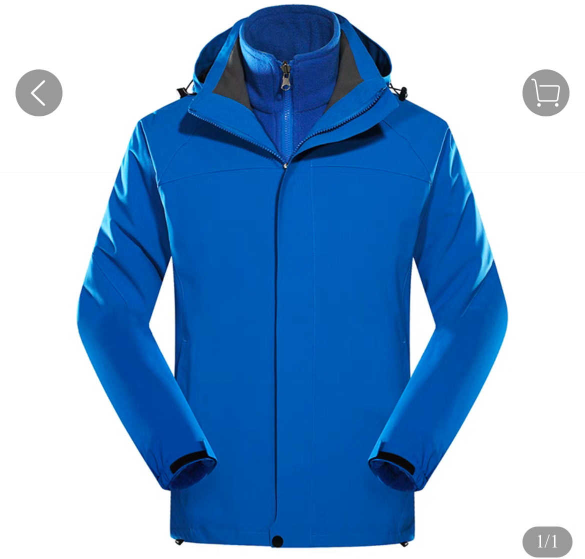 2 in 1 Spray Proof Fleece Jacket