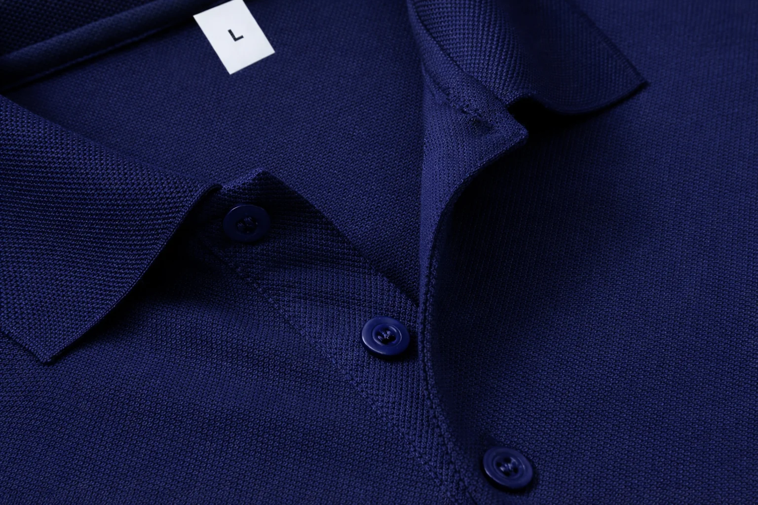 Snap Button Polo closeup